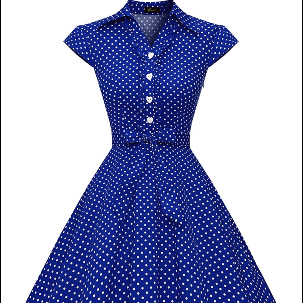 Cap Sleep Retro Swing Dress